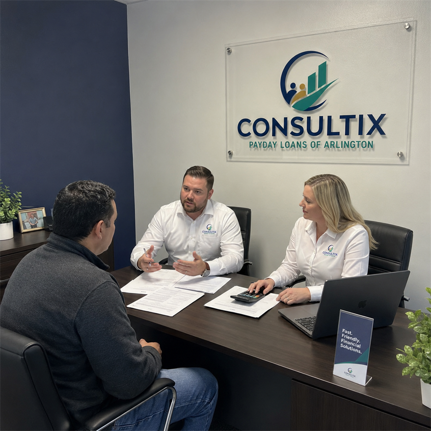 Consultix advisor speaking with a client during a financial consultation